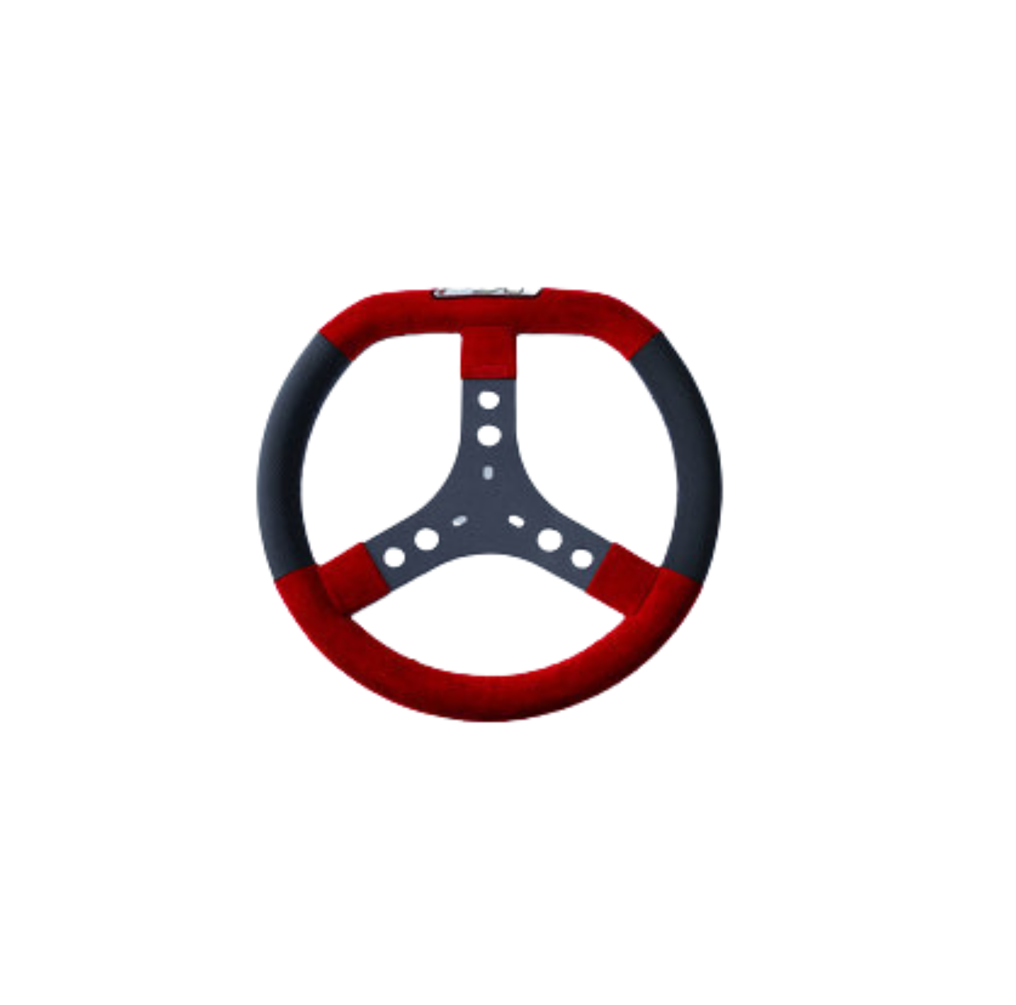 KG Red Flat Top Steering Wheel