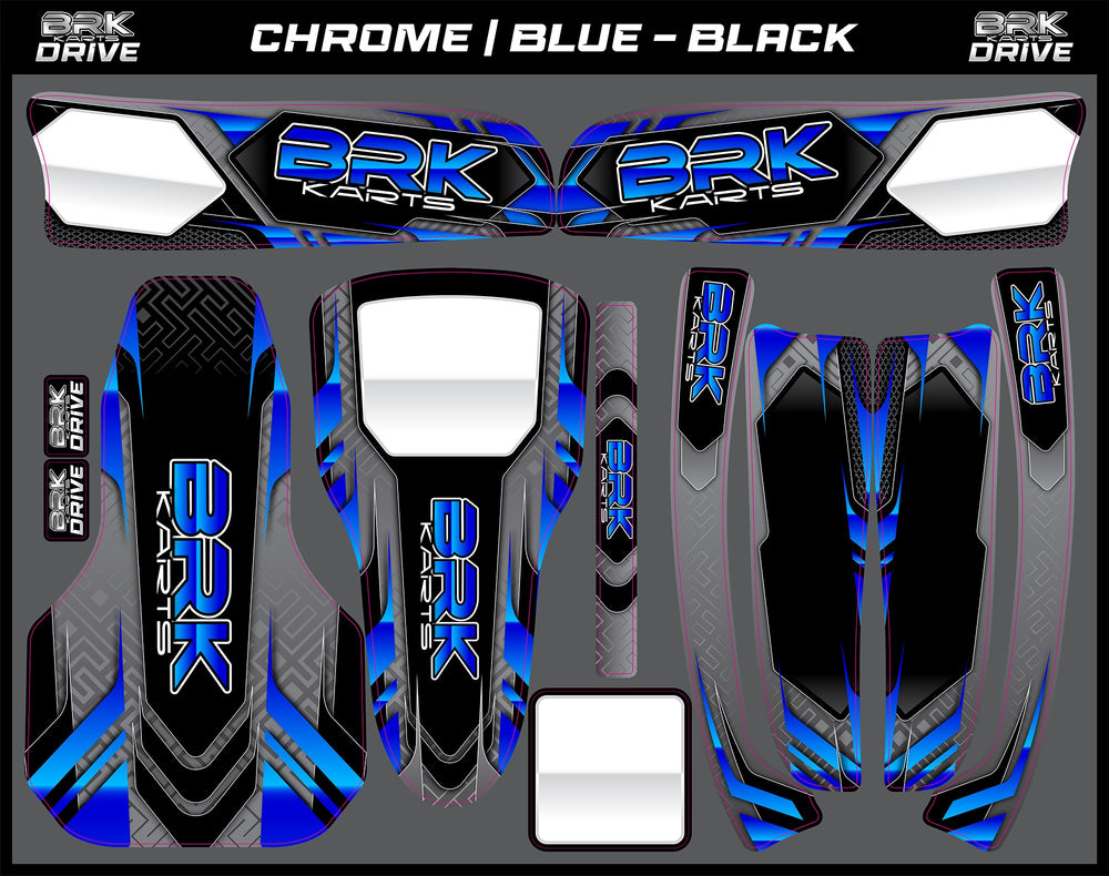 Drive Sticker Kit (Chrome)